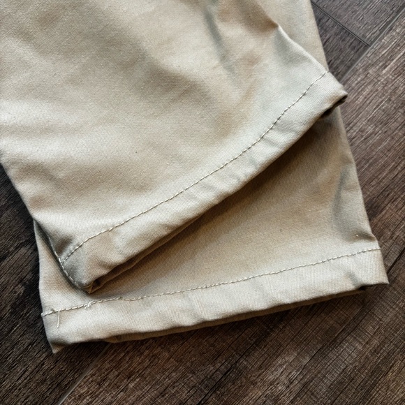 WXYZ Men's Size M Tan Beige Cargo Pants w Drawstring Straight Leg Elastic Waist - Picture 8 of 16